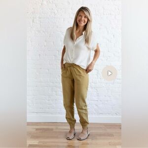 Pact Khaki Joggers for Women